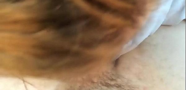  BBW Blonde Swallows POV